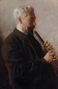 Thomas Eakins : The Oboe Player